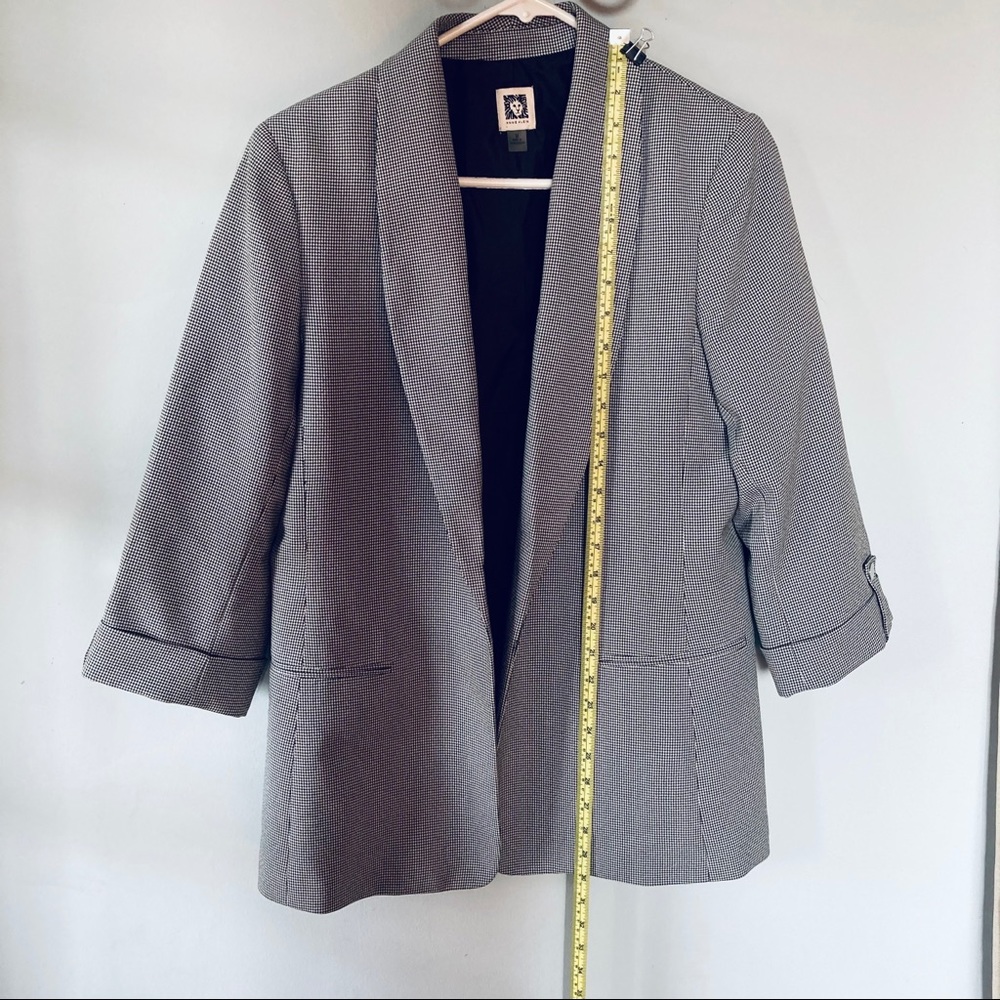 Anne Klein Houndstooth Blazer